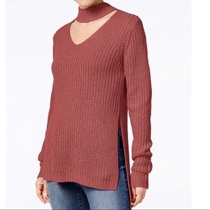 Planet Gold Juniors Cutout Sweater